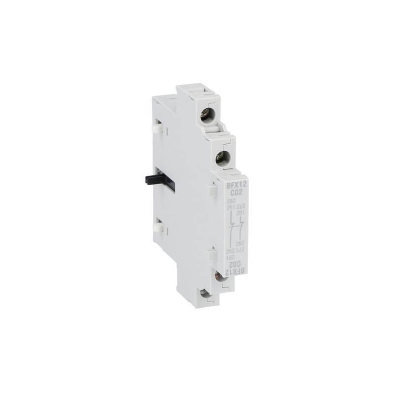 Lovato BF Series: Auxiliary Contact for side mounting – BFX12C02