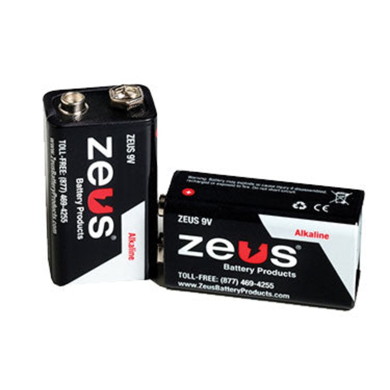 Zeus Battery: 9V Battery, Single