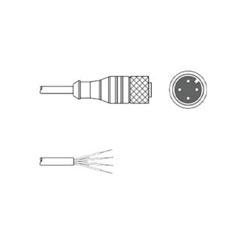 Leuze KD U-M12-4A-V1-030: Connection cable – 50130651