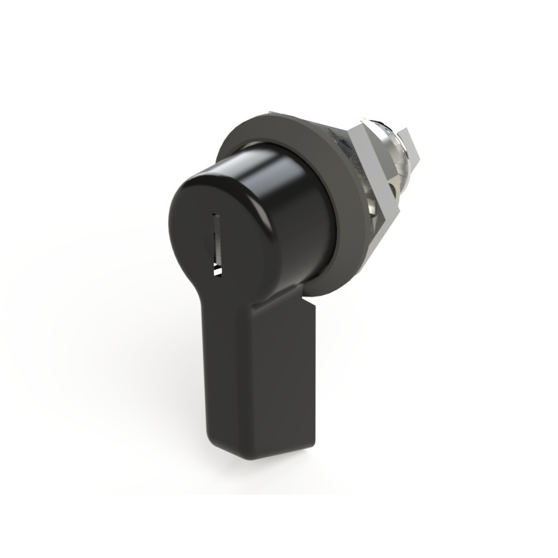Saginaw Enclosure: Latch, Mini keylocking lever knob – SCE-MINQKLB
