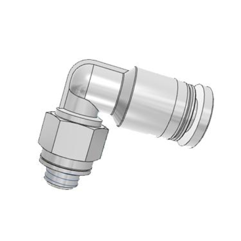 Airtac PL: Mini Push Lock Fitting, Male Elbow – PL4M5-M (MOQ 10 pcs.)