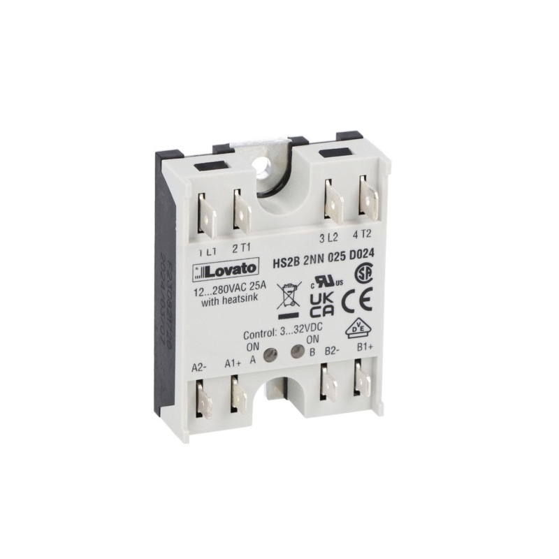 Lovato Electric Hockey Puck, two-phase – HS2B2NN025D024