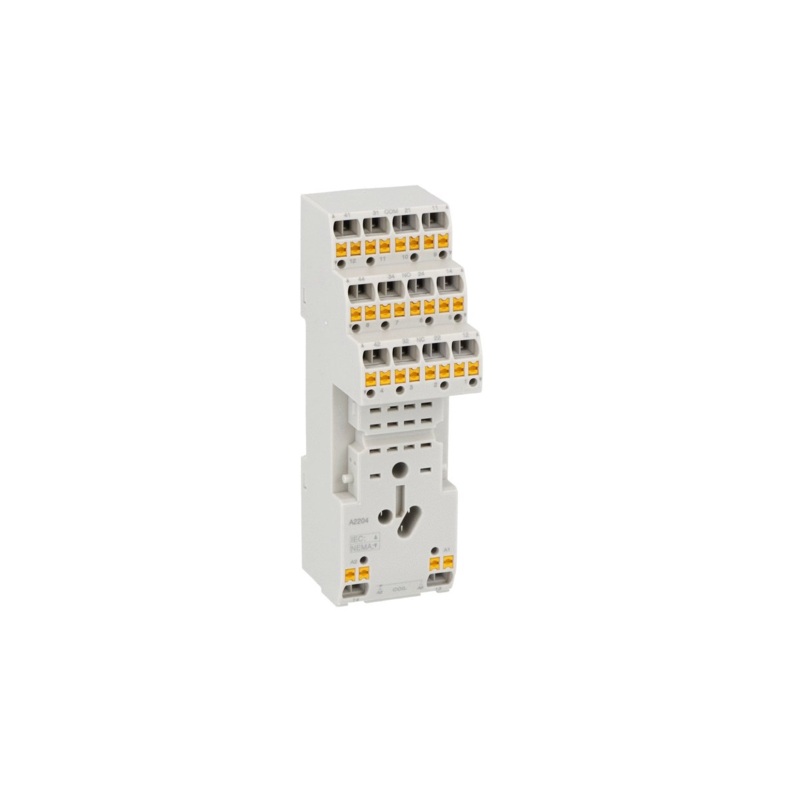 Lovato Electric Socket for relay with 4 C/O contacts – HR6XS41S (MOQ 10 pcs)
