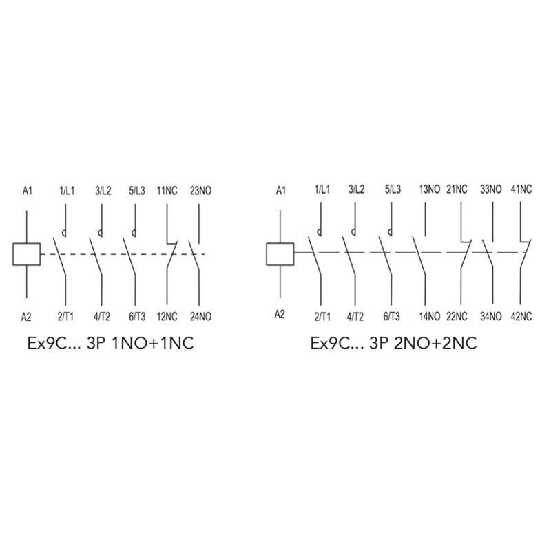 Noark Ex9C:Standard IEC Contactor – Ex9C50F11J