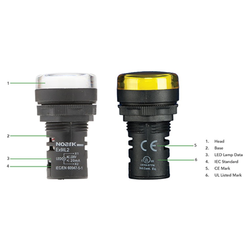Noark Ex9IL1: Pilot Light-Ex9IL1C3