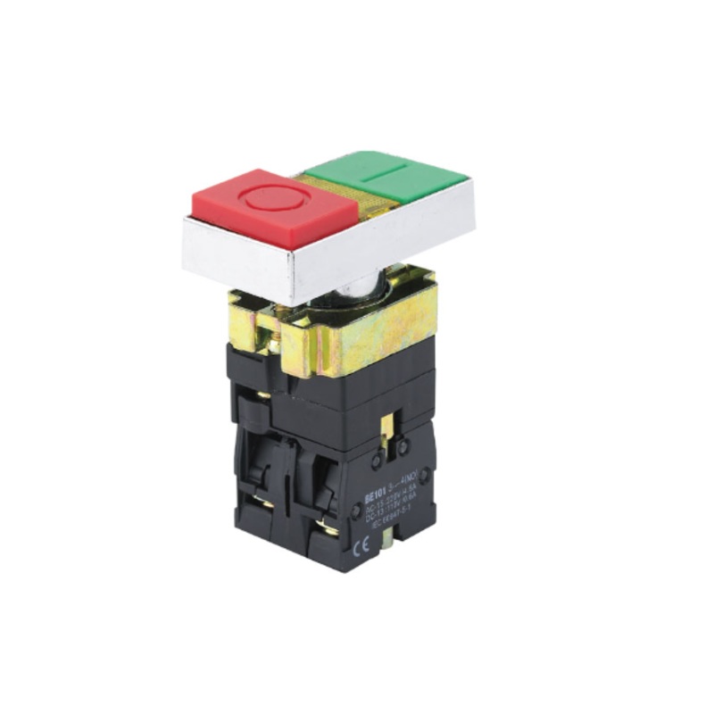 Noark Ex9PB: Illuminated Red/Green Pushbutton with -Ex9PBW8465N