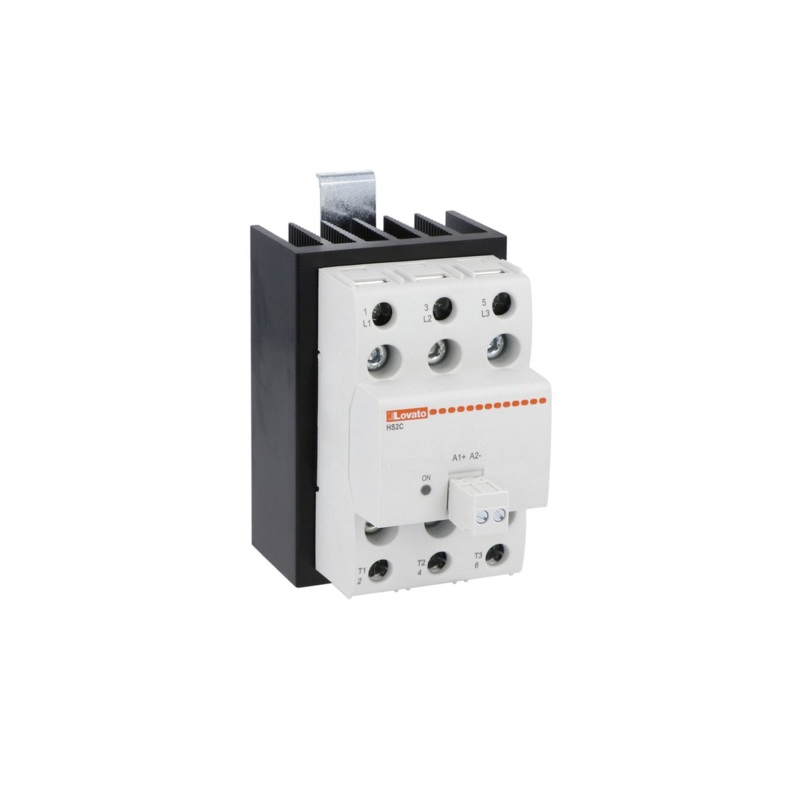 Lovato Electric Solid state relay with heatsink, three-phase – HS2C6HV030D024