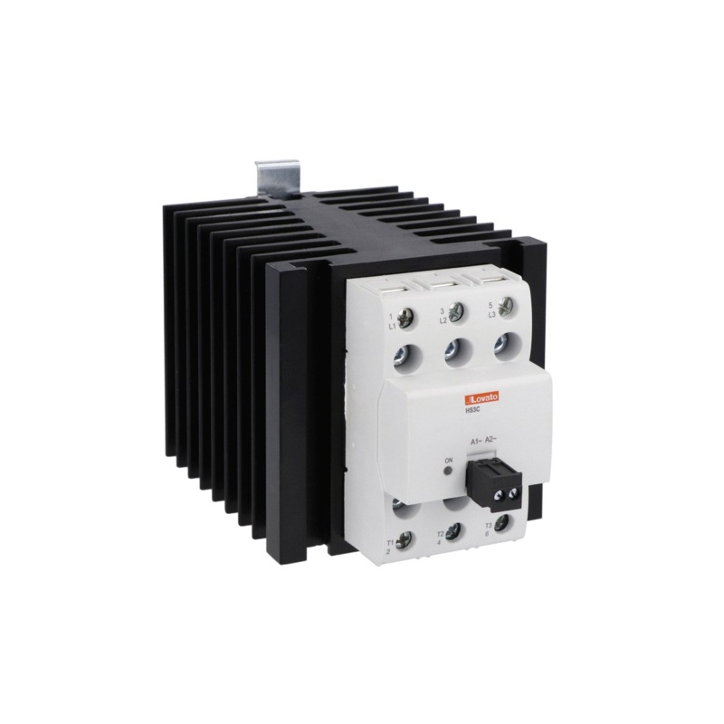 Lovato Electric Solid state relay with heatsink, three-phase – HS3C6HV040D024