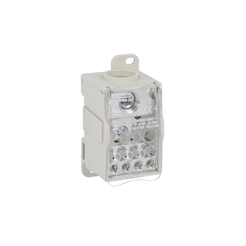 Lovato Electric: Power Distribution Block – ACB1P255A12