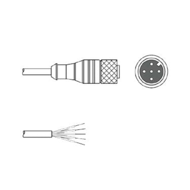 Leuze KB SSI/IBS-5000-BA: Connection Cable – 50104171