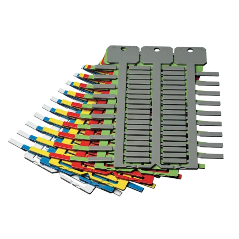 Murrplastik – KS 4/12 L Green Single-Line Label Plate – 86362022