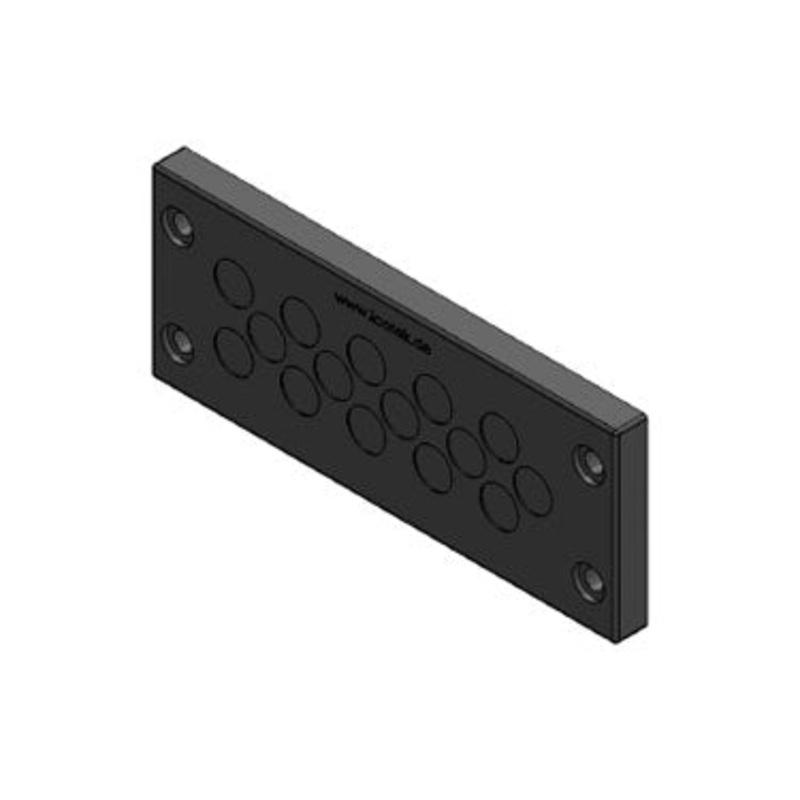 Icotek KEL-DPZ CR 24|15 bk: Cable Entry Plate – 50720.601