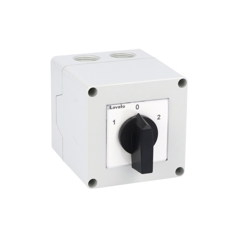 Lovato Electric: Enclosed rotary cam switch 7GN series, 3-phase motor reversing switch 16A – 7GN1211P