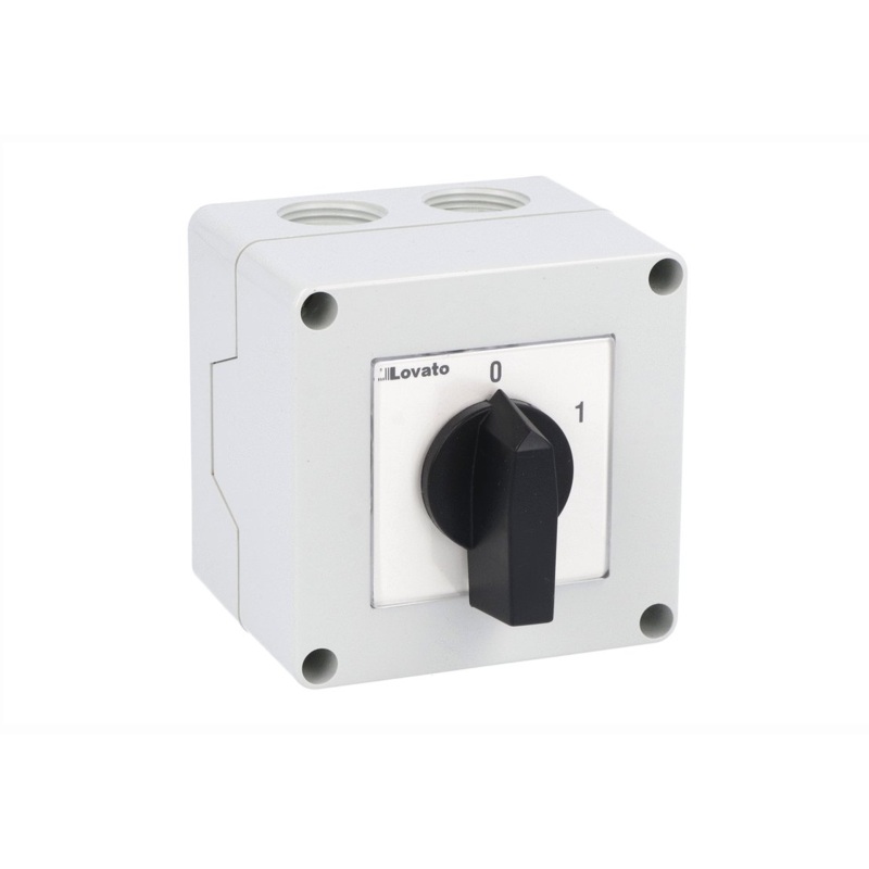Lovato Electric: Enclosed rotary cam switch 7GN series, ON-OFF switch 3 poles – 7GN1210P