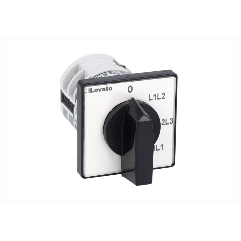 Lovato Electric: Rotary cam switch 7GN series, voltmeter switch for phase-phase voltages 20A – 7GN2067U
