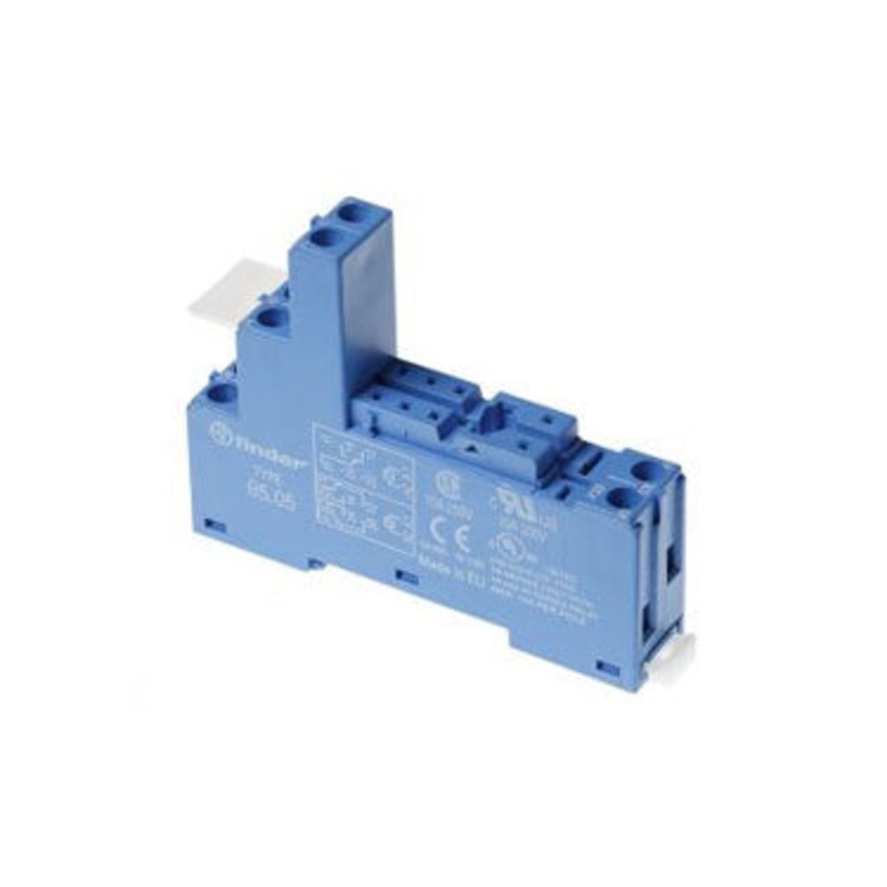 Finder Series 95: Base/Socket for 40, 41, 43, 44 Series Relay – 95.75SMA