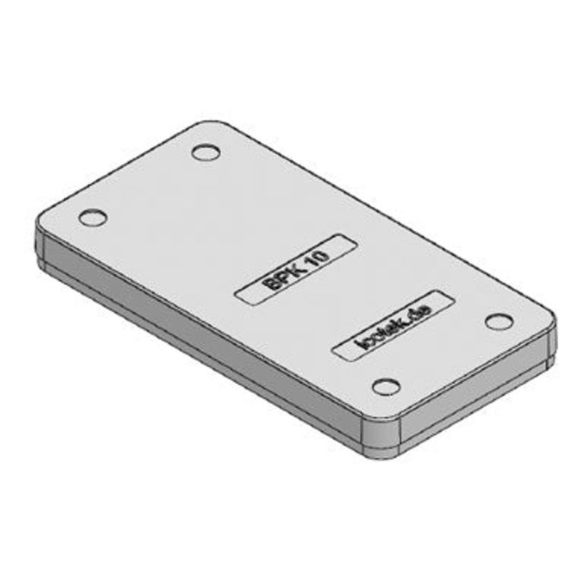 Icotek BPK 10: Plastic Blank Plate, Screwable – 42015