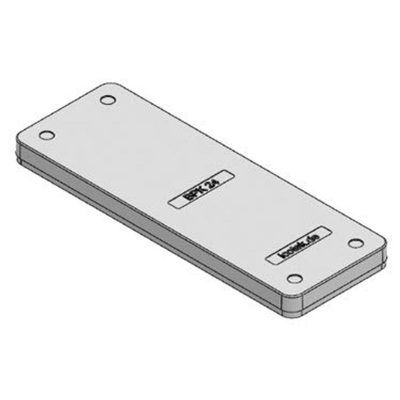 Icotek BPK 24: Plastic Blank Plate, Screwable – 42024