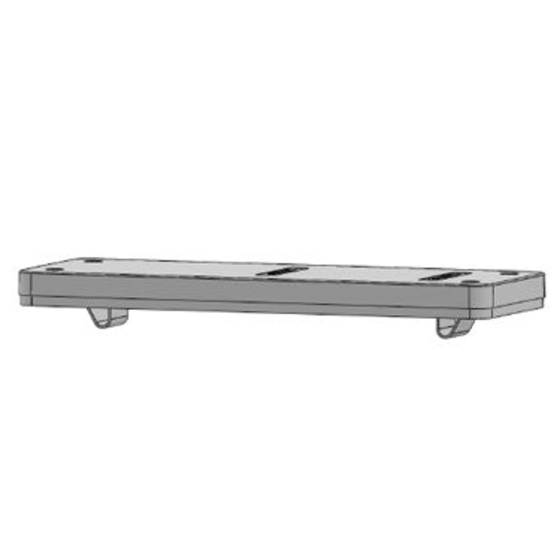 Icotek BPK 24-RF A: Plastic Blank Plate, Pluggable – 42024.002