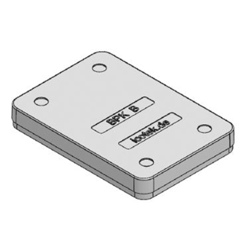 Icotek BPK-B: Plastic Blank Plate, Screwable – 42010