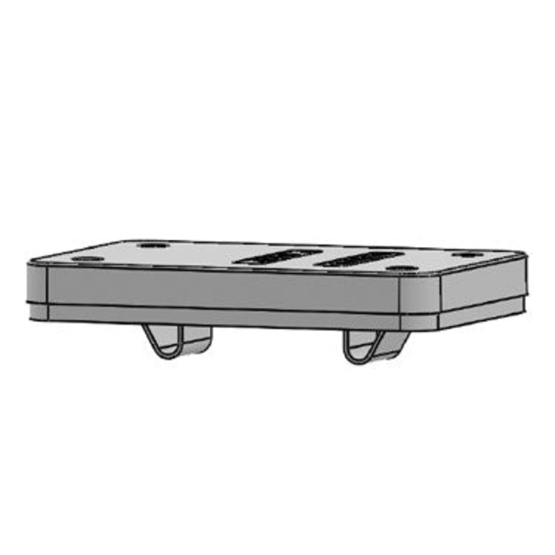 Icotek BPK-B-RF A: Plastic Blank Plate, Pluggable – 42010.002