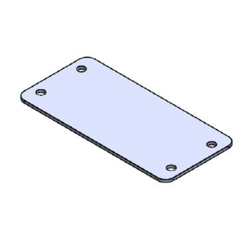 Icotek BPM 16: Metal Blank Plate, Screwable – 42025