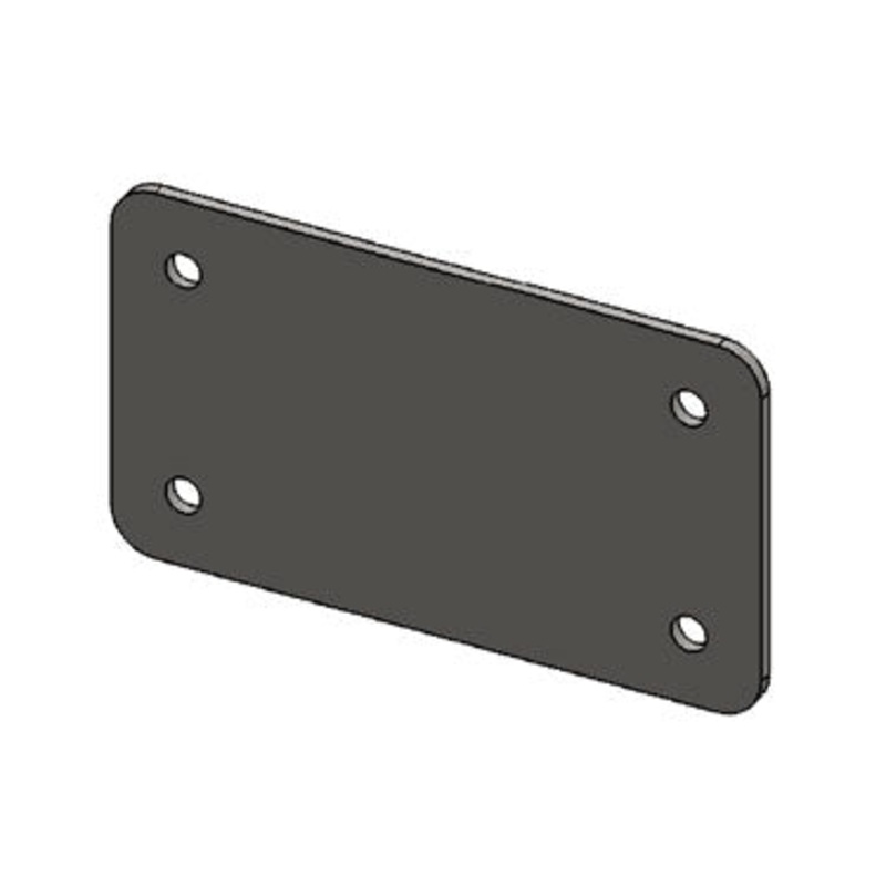 Icotek BPM 6: Metal Blank Plate, Screwable – 42011