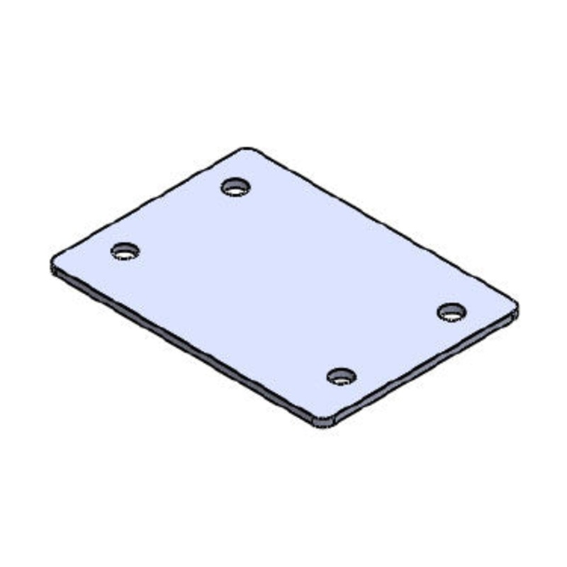 Icotek BPM-FG B: Metal Blank Plate, Screwable – 42012