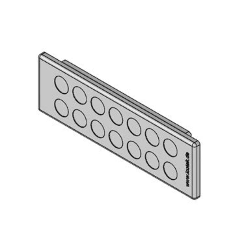 Icotek KEL-DP 24|14 A gy: Cable Entry Plate – 43512