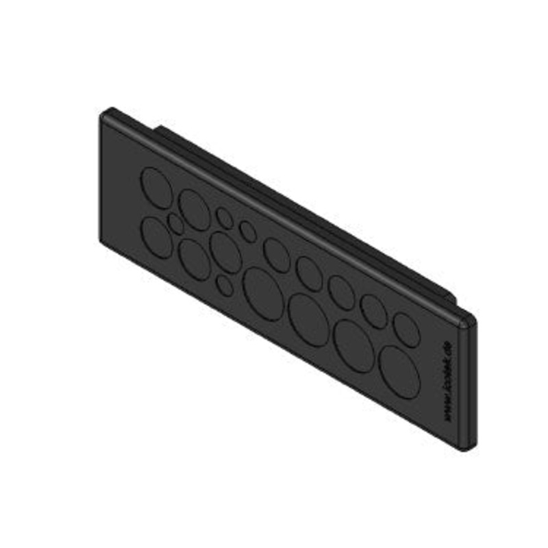 Icotek KEL-DP 24|18 A bk: Cable Entry Plate – 50515