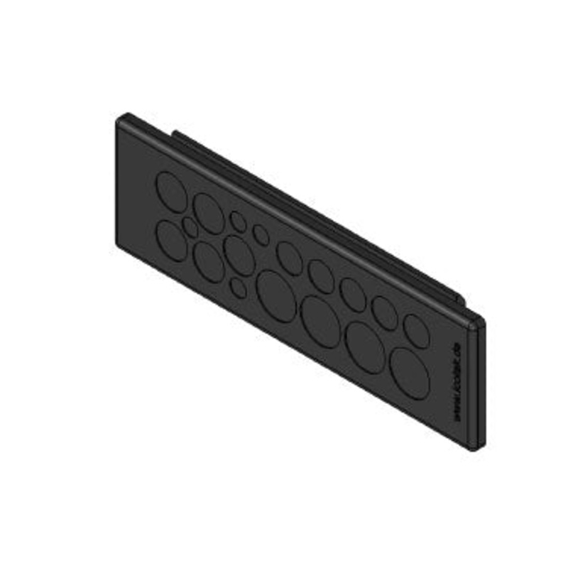 Icotek KEL-DP 24|18 B bk: Cable Entry Plate – 50528