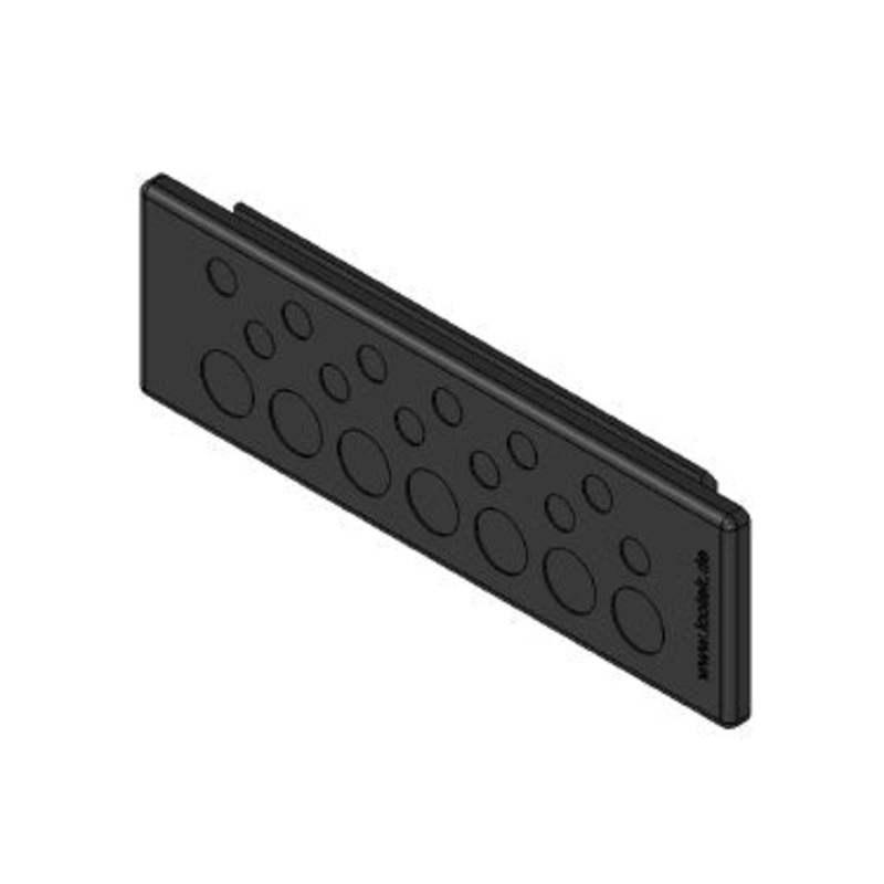 Icotek KEL-DP 24|19 B bk: Cable Entry Plate – 50524