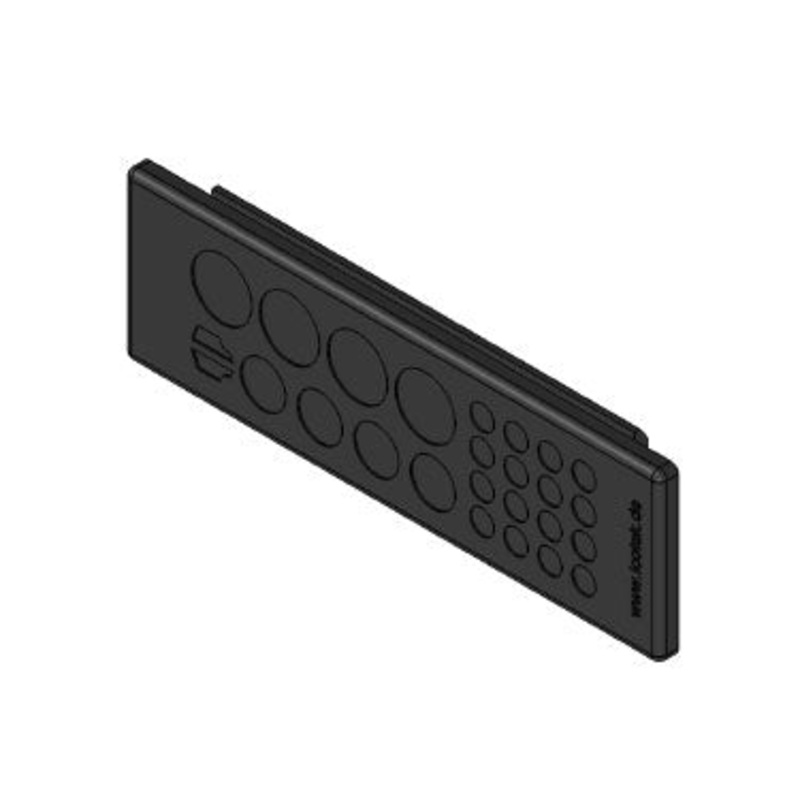 Icotek KEL-DP 24|26 B bk: Cable Entry Plate – 50525