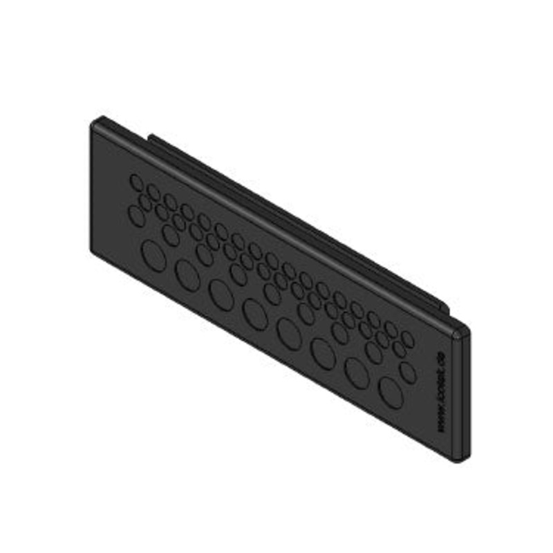 Icotek KEL-DP 24|50 B bk: Cable Entry Plate – 50527