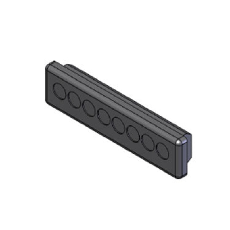 Icotek KEL-DP-S 69|8 bk: Cable Entry Plate – 50591