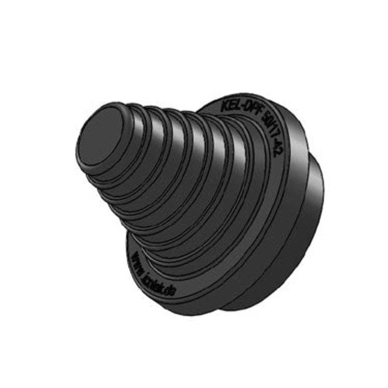Icotek KEL-DPF 50|17-42 bk: Cable Entry Grommet for Supply Cables – 50655