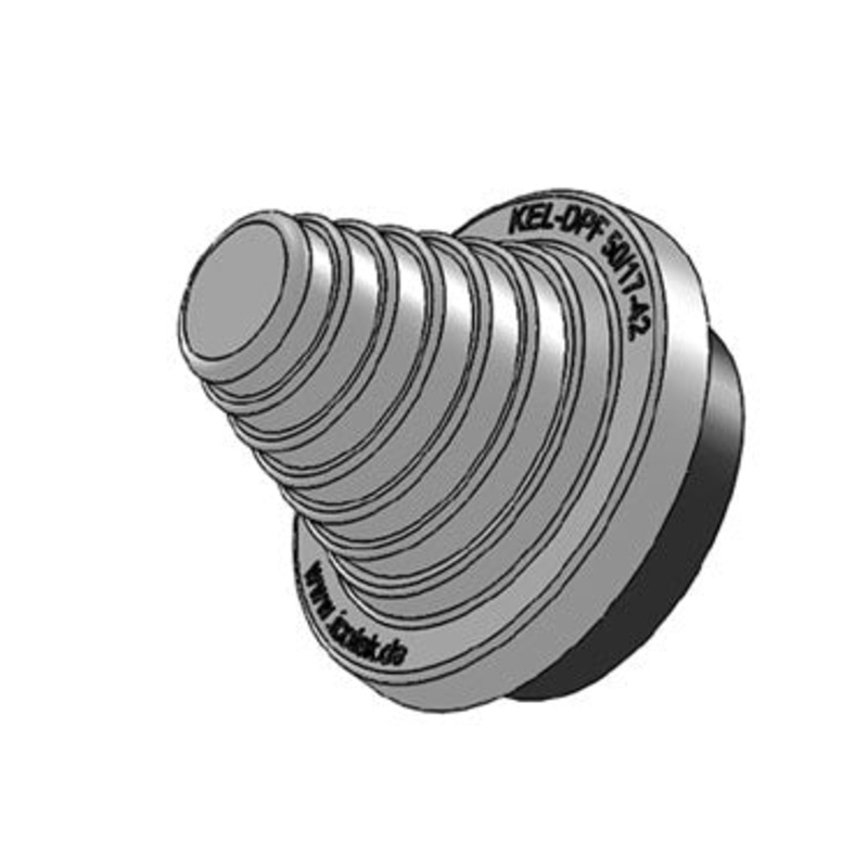 Icotek KEL-DPF 50|17-42 gy: Cable Entry Grommet for Supply Cables – 42655