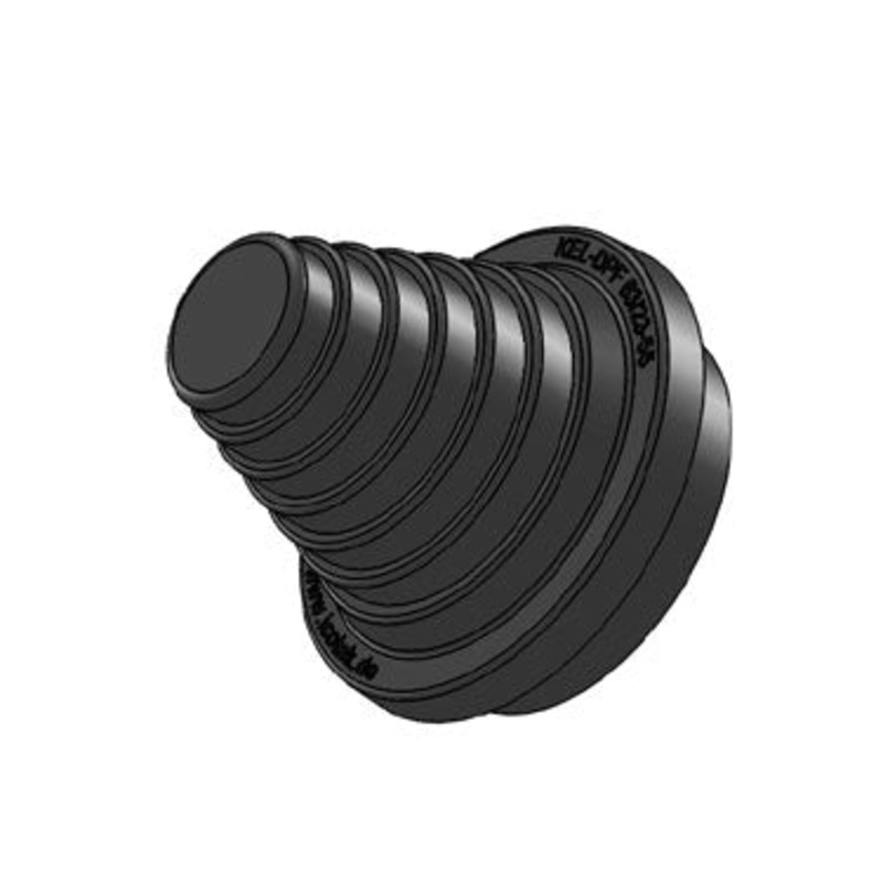 Icotek KEL-DPF 63|235 bk: Cable Entry Grommet for Supply Cables – 50656