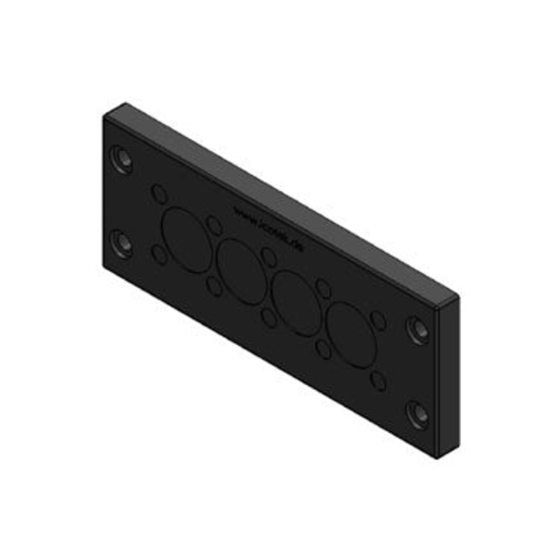 Icotek KEL-DPZ 24|14 bk: Cable Entry Plate – 50700