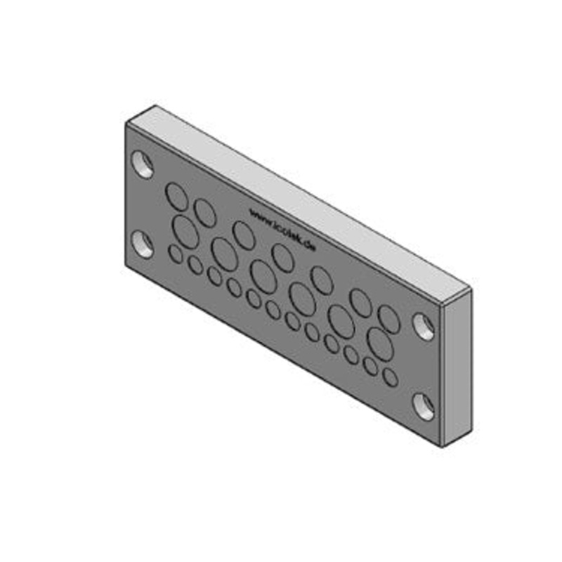 Icotek KEL-DPZ 24|25 gy: Cable Entry Plate – 43710