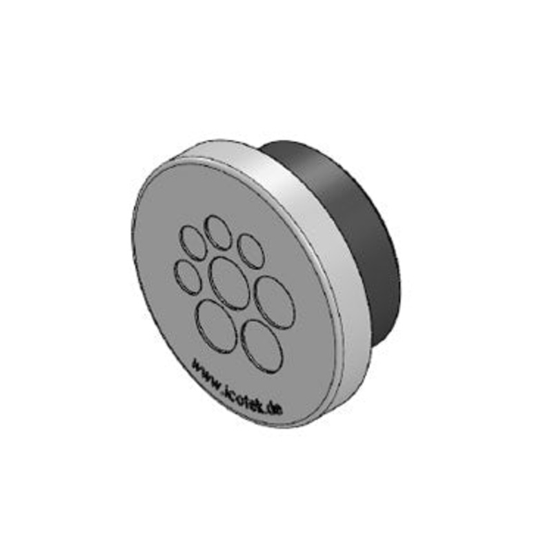 Icotek KEL-DPZ 40|8 gy: Round Cable Entry Plate – 43741