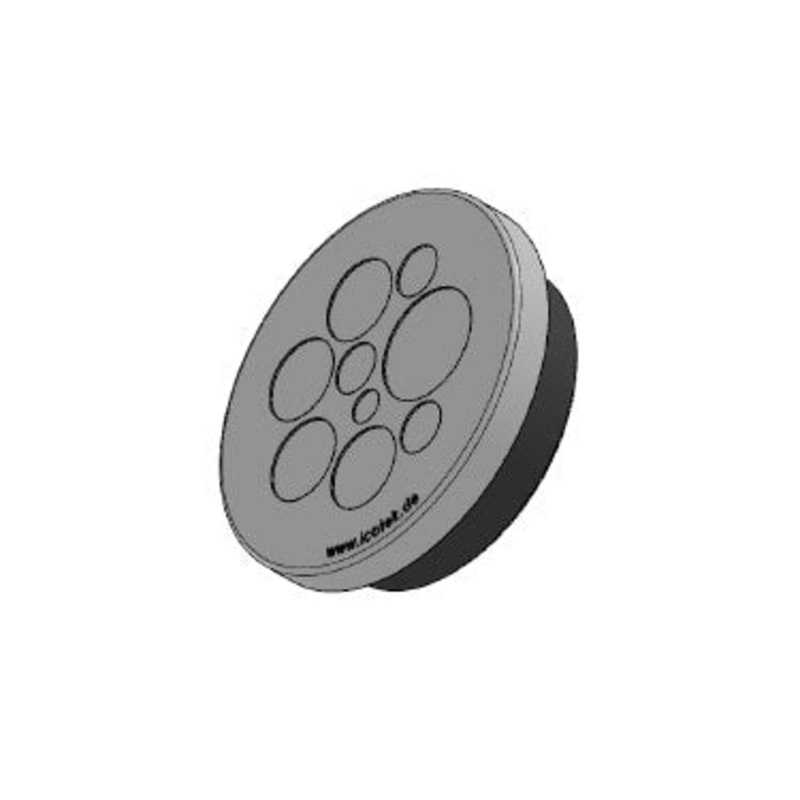 Icotek KEL-DPZ 63|9 gy: Round Cable Entry Plate – 43760