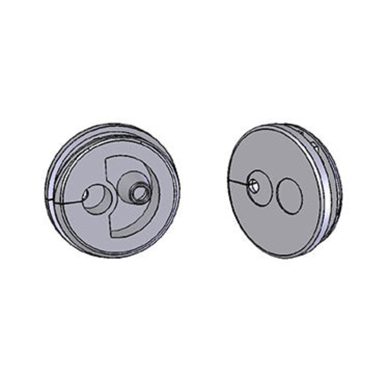 Icotek KEL-QTE 20|2.5: Pluggable Cable Entry Frame, Round – 43412