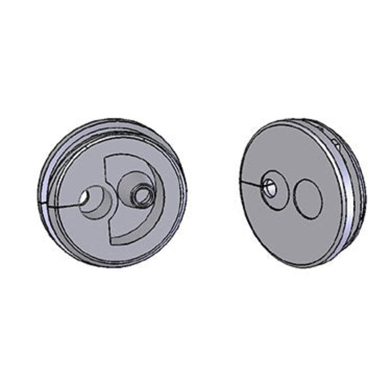 Icotek KEL-QTE 20|3: Pluggable Cable Entry Frame, Round – 43413