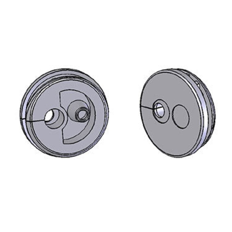 Icotek KEL-QTE 20|4: Pluggable Cable Entry Frame, Round – 43414