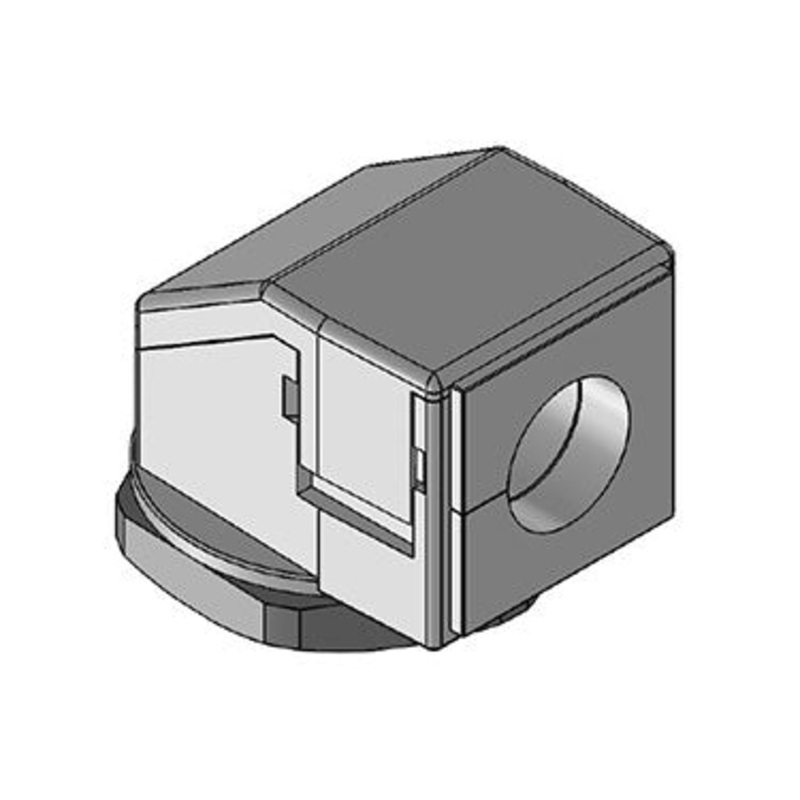 Icotek KVT 50|1-W90 gy: Split Cable Gland 90 Degree Angle – 45414