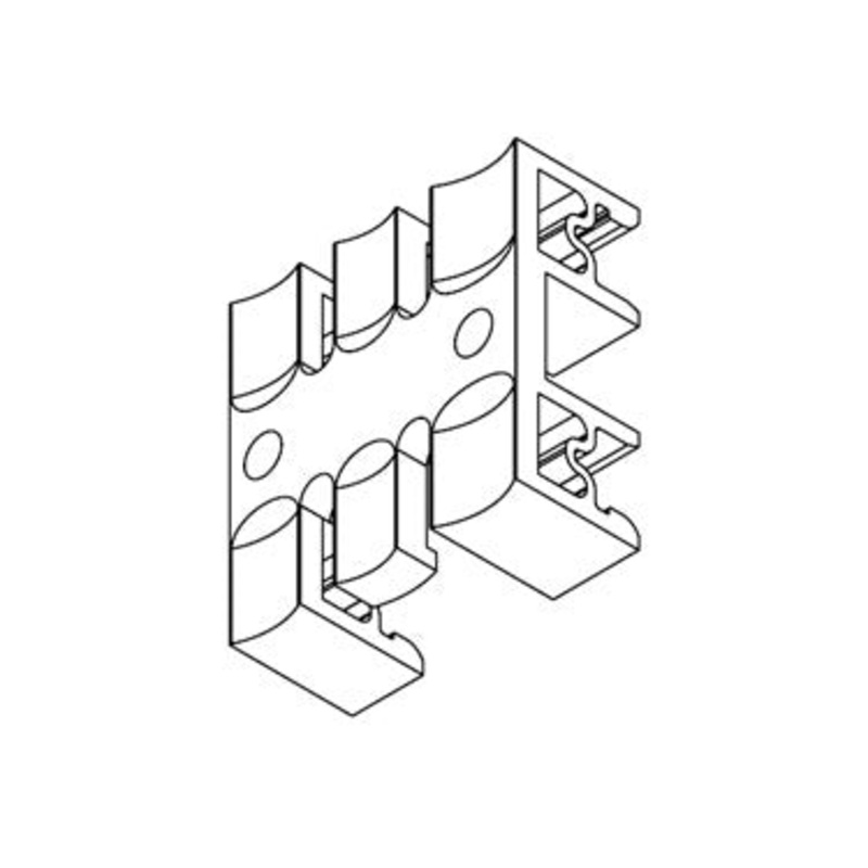 Icotek KZL 39 H: Strain Relief Plate for DIN Rails – 32260