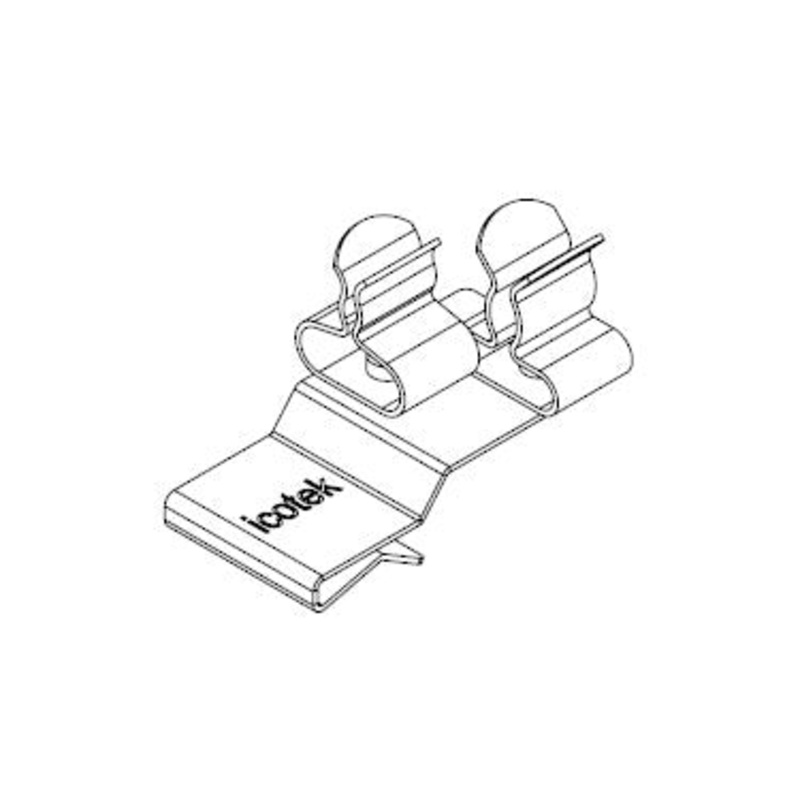 Icotek PFK2-A|SKL 12: Pluggable EMC Double Shield Clamp – 36780.12