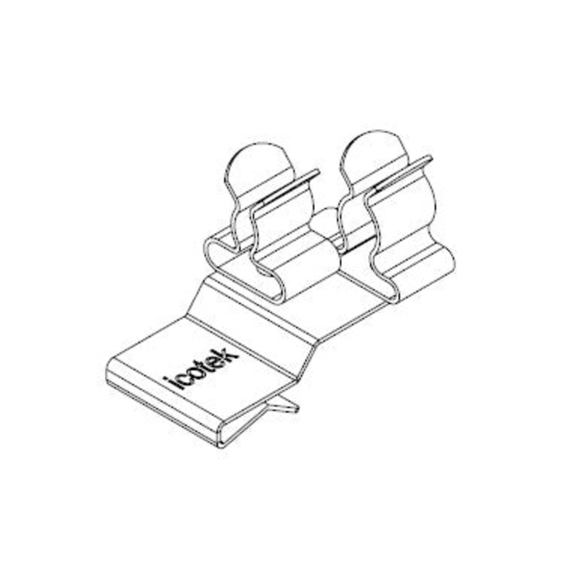 Icotek PFK2-A|SKL 23: Pluggable EMC Double Shield Clamp – 36780.23