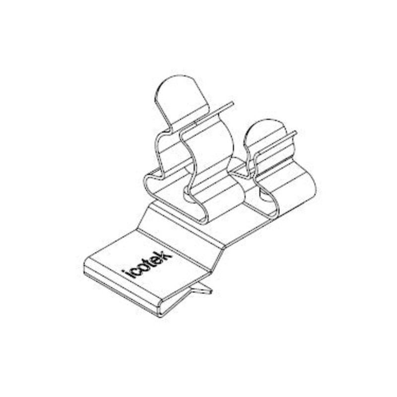 Icotek PFK2-A|SKL 41: Pluggable EMC Double Shield Clamp – 36780.41